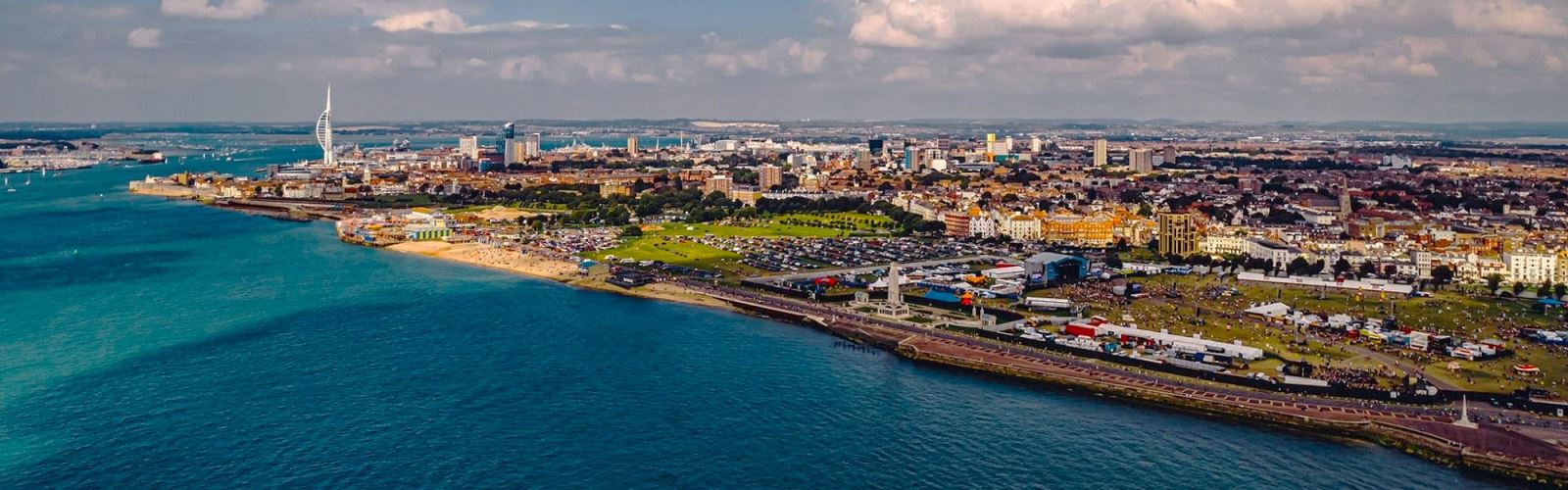 Victorious Festival and the Portsmouth cityscape